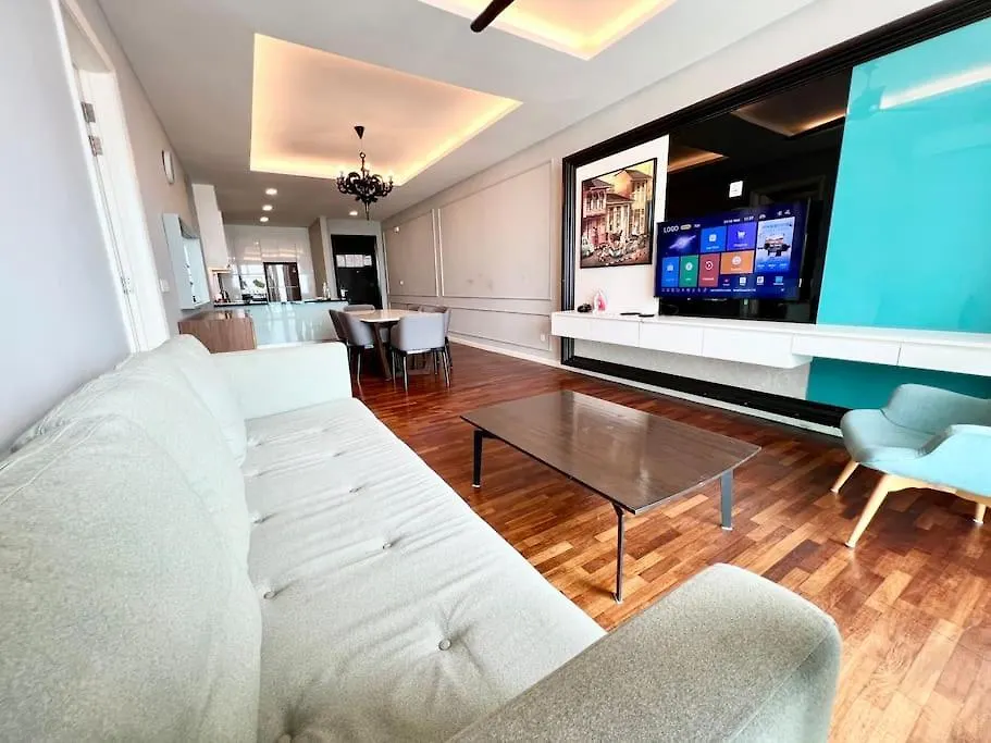 Theshore Riverview Residences 3Br/7Pax/Wi-Fi/Seavw Malacca Apartment