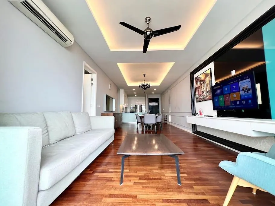 Theshore Riverview Residences 3Br/7Pax/Wi-Fi/Seavw Malacca