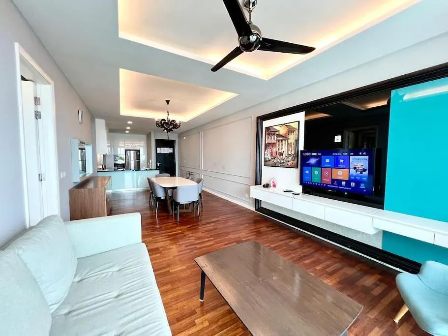 Theshore Riverview Residences 3Br/7Pax/Wi-Fi/Seavw Malacca