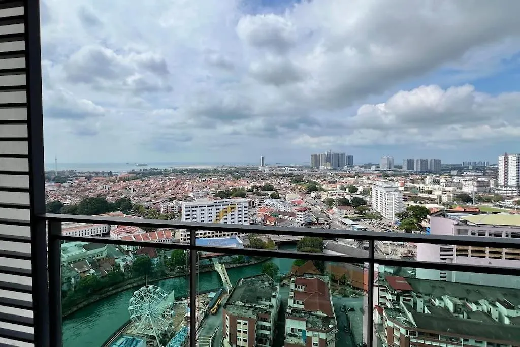 Theshore Riverview Residences 3Br/7Pax/Wi-Fi/Seavw Malacca