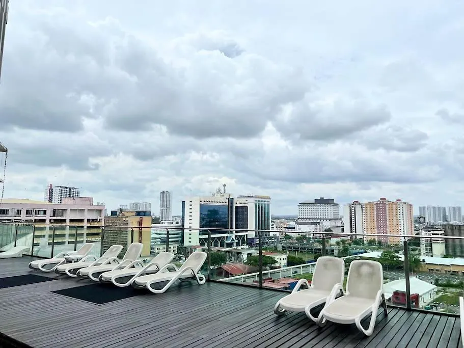 Lägenhet Theshore Riverview Residences 3Br/7Pax/Wi-Fi/Seavw Malacca Malaysia